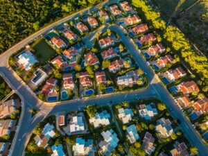 toma aérea con dron en puebla